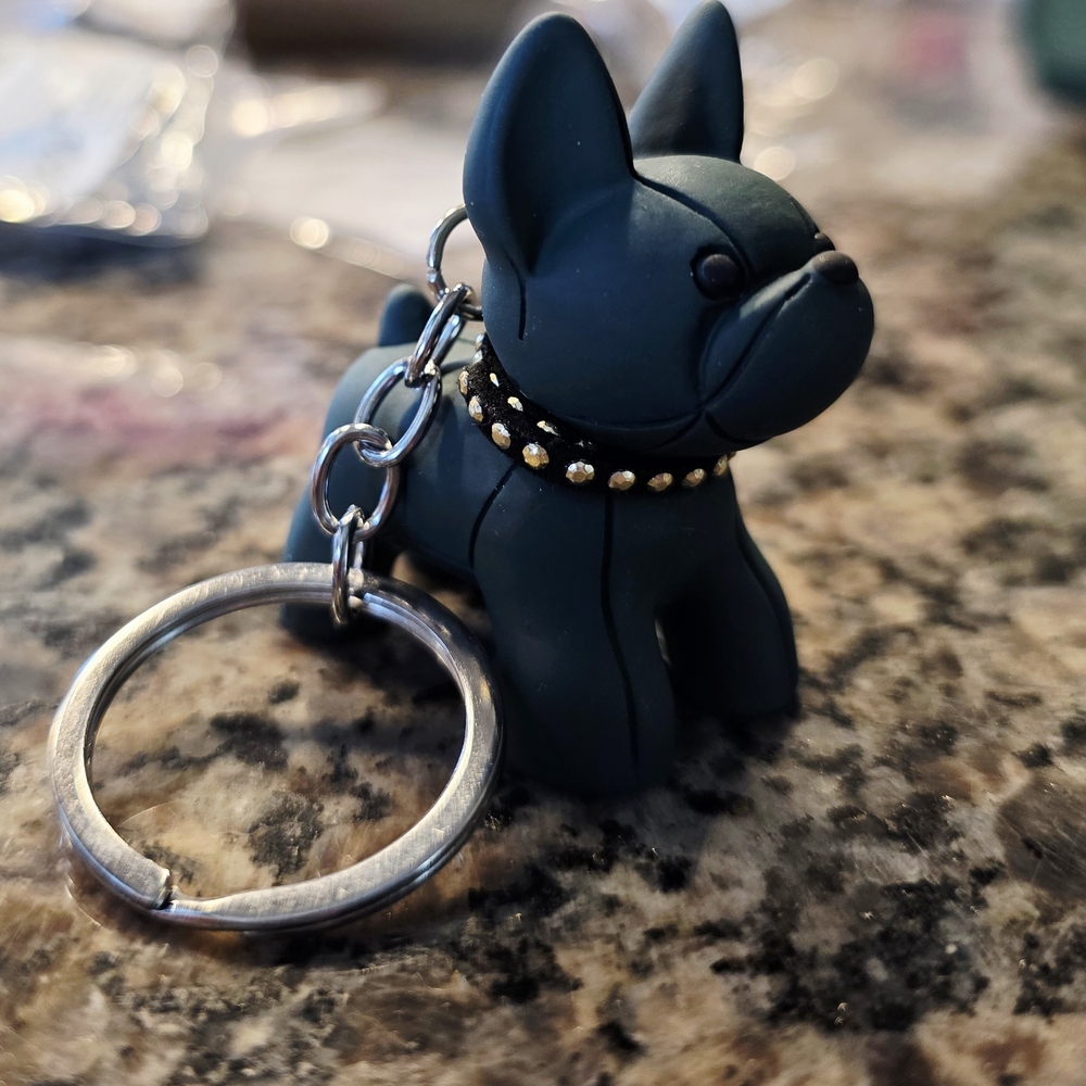 Stylish Little Dog Handbag Charm